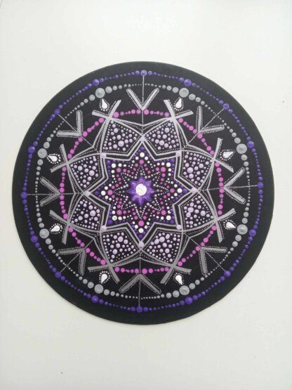 Ručně Malovaná Mandala číslo 7.